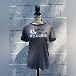 Women’s “Be The Peace/Believe There Is Peace” T-Shirt | Life Is Good